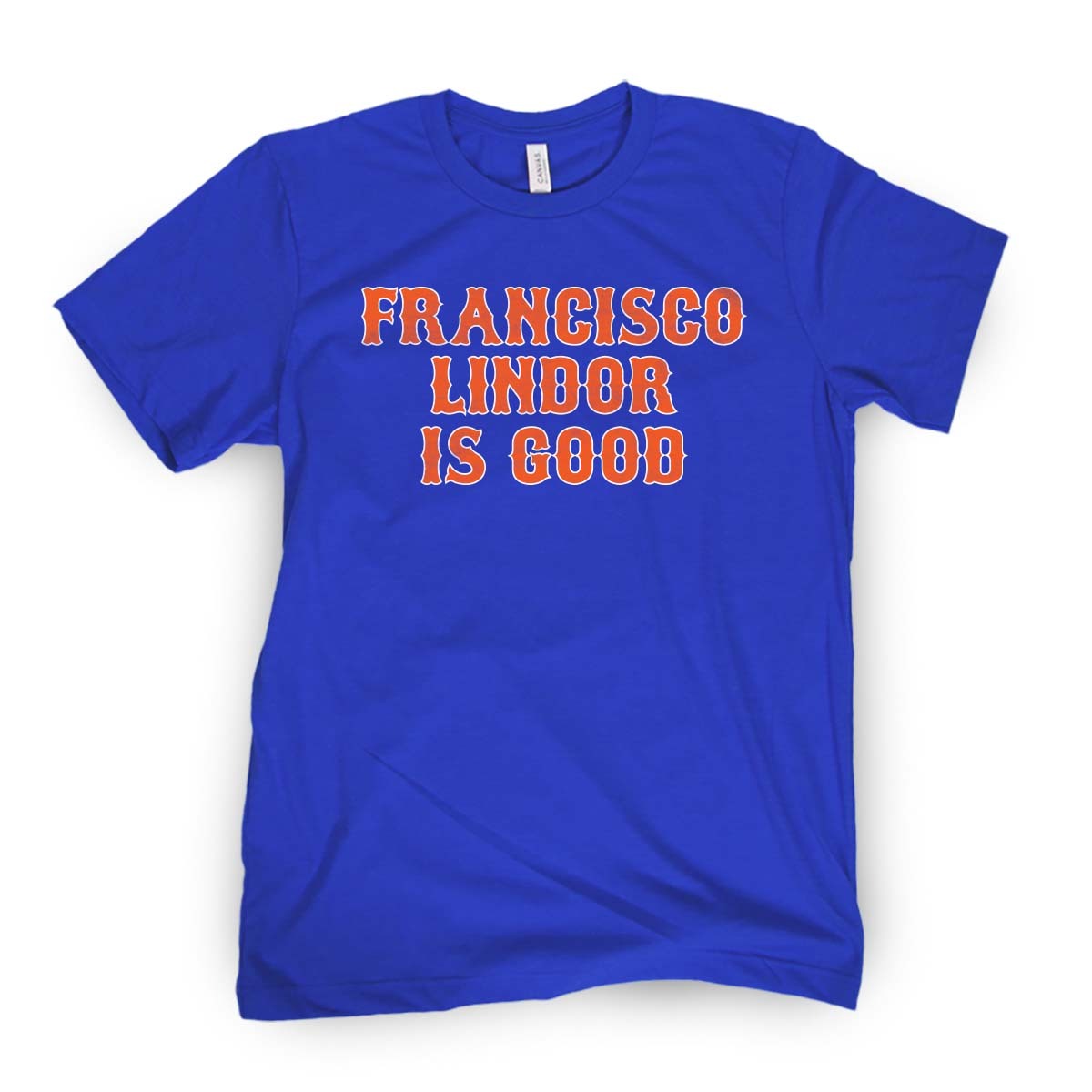 Francisco Lindor Is Good Tee-T-Shirts-We Gotta Believe-Barstool Sports