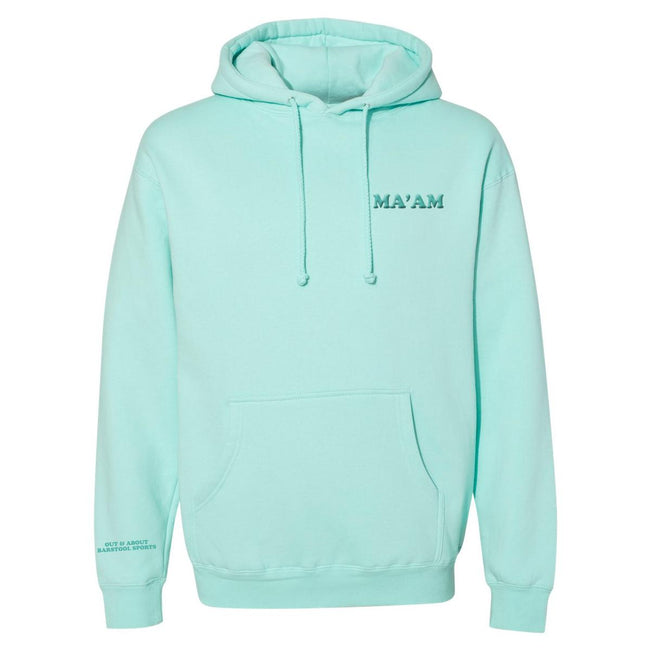 Ma'am Premium Hoodie-Hoodies & Sweatshirts-Out & About-Mint Green-S-Barstool Sports