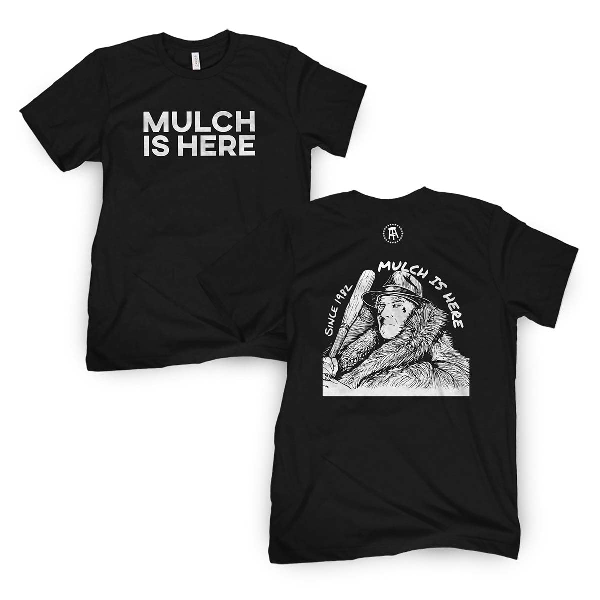 Mulch Is Here II Tee-T-Shirts-Barstool Sports-Black-S-Barstool Sports