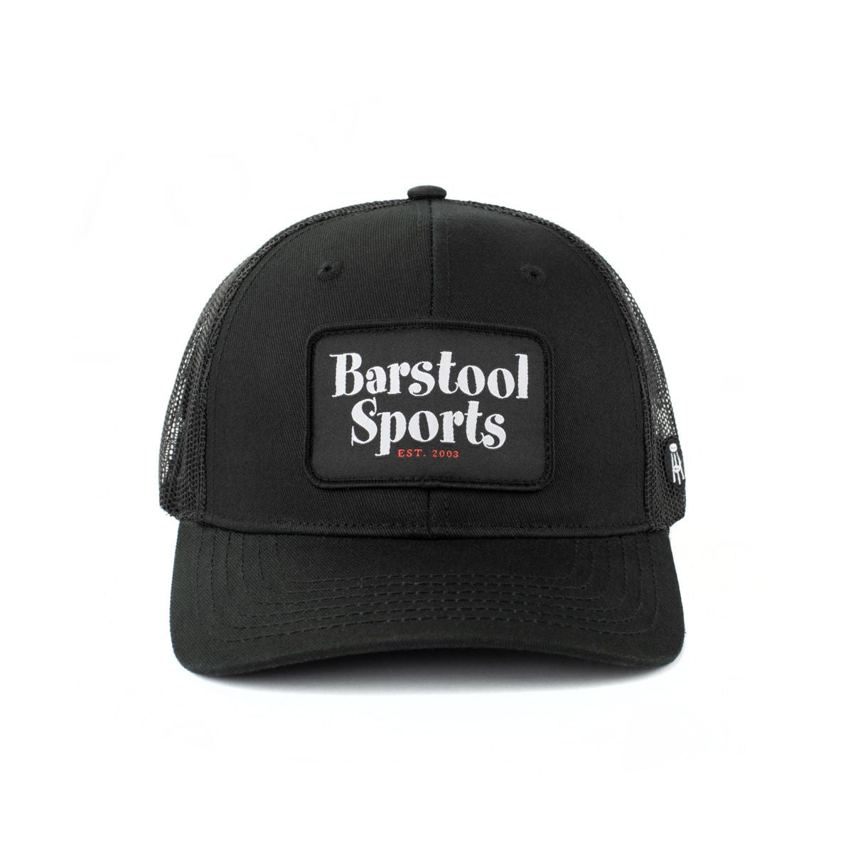 Barstool Sports Common Man Trucker Hat-Hats-Barstool Sports-Black-One Size-Barstool Sports