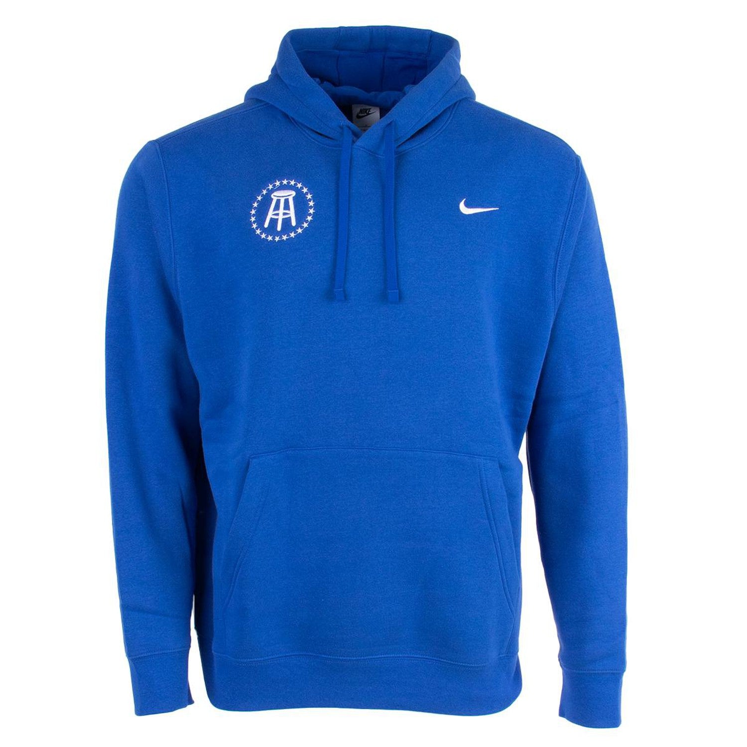 Barstool Nike Men's Sportswear Club Fleece Pullover Hoodie-Hoodies-Barstool Sports-Blue-S-Barstool Sports