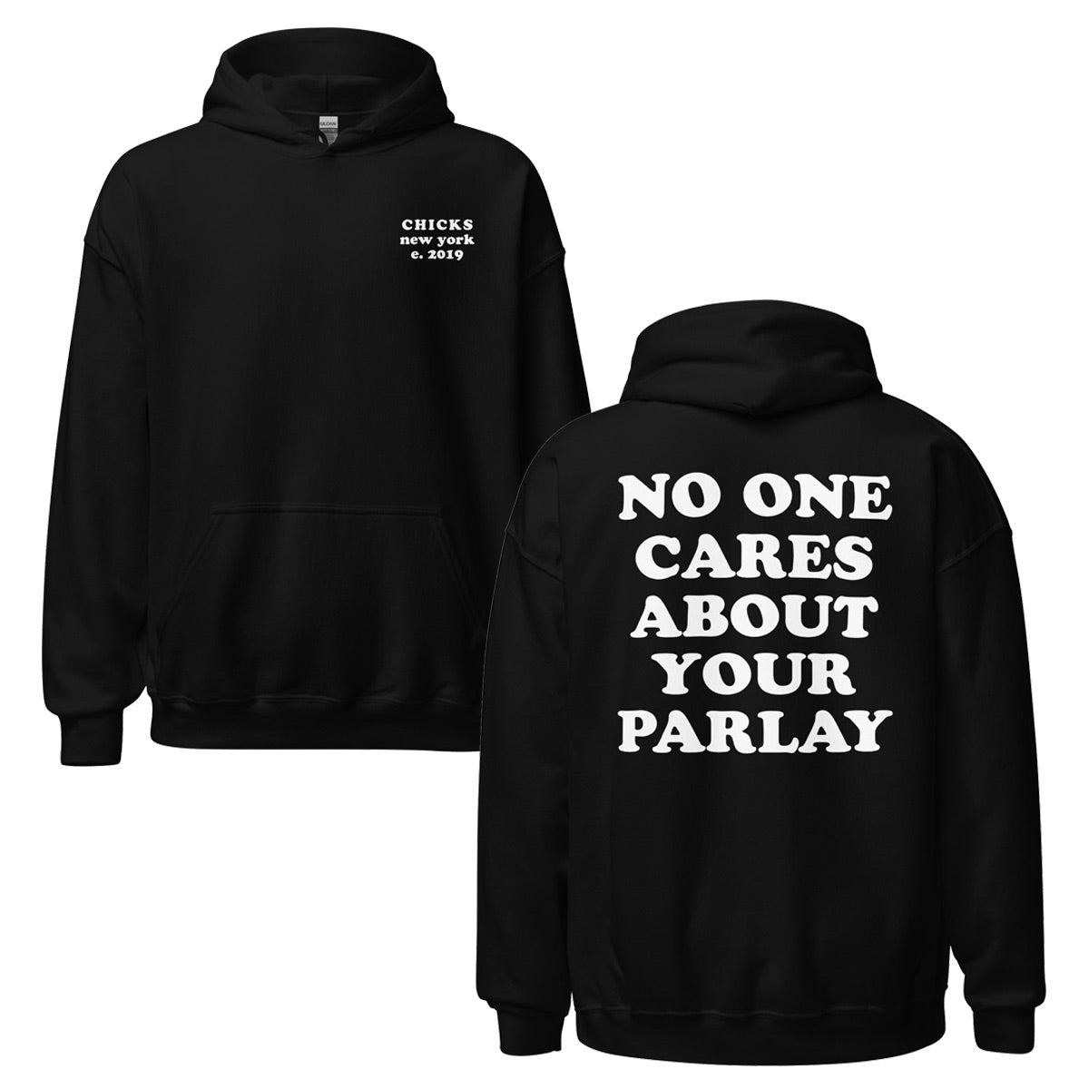 No One Cares About Your Parlay Hoodie-Hoodies & Sweatshirts-CHICKS-Barstool Sports