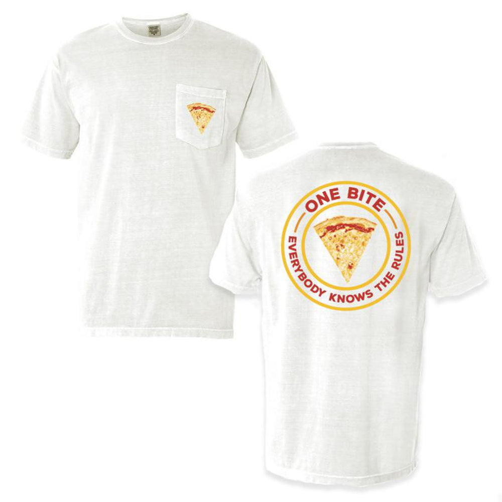 One Bite Pocket Tee-T-Shirts-One Bite-White-S-Barstool Sports