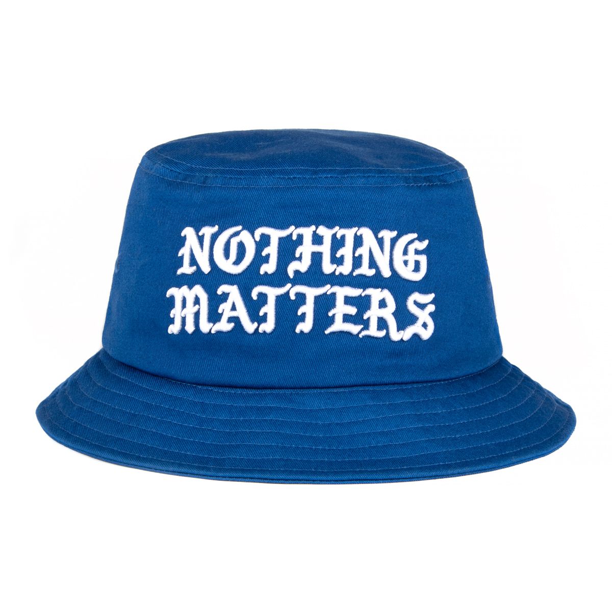 Nothing Matters Gothic Bucket Hat-Hats-PlanBri Uncut-Blue-One Size-Barstool Sports