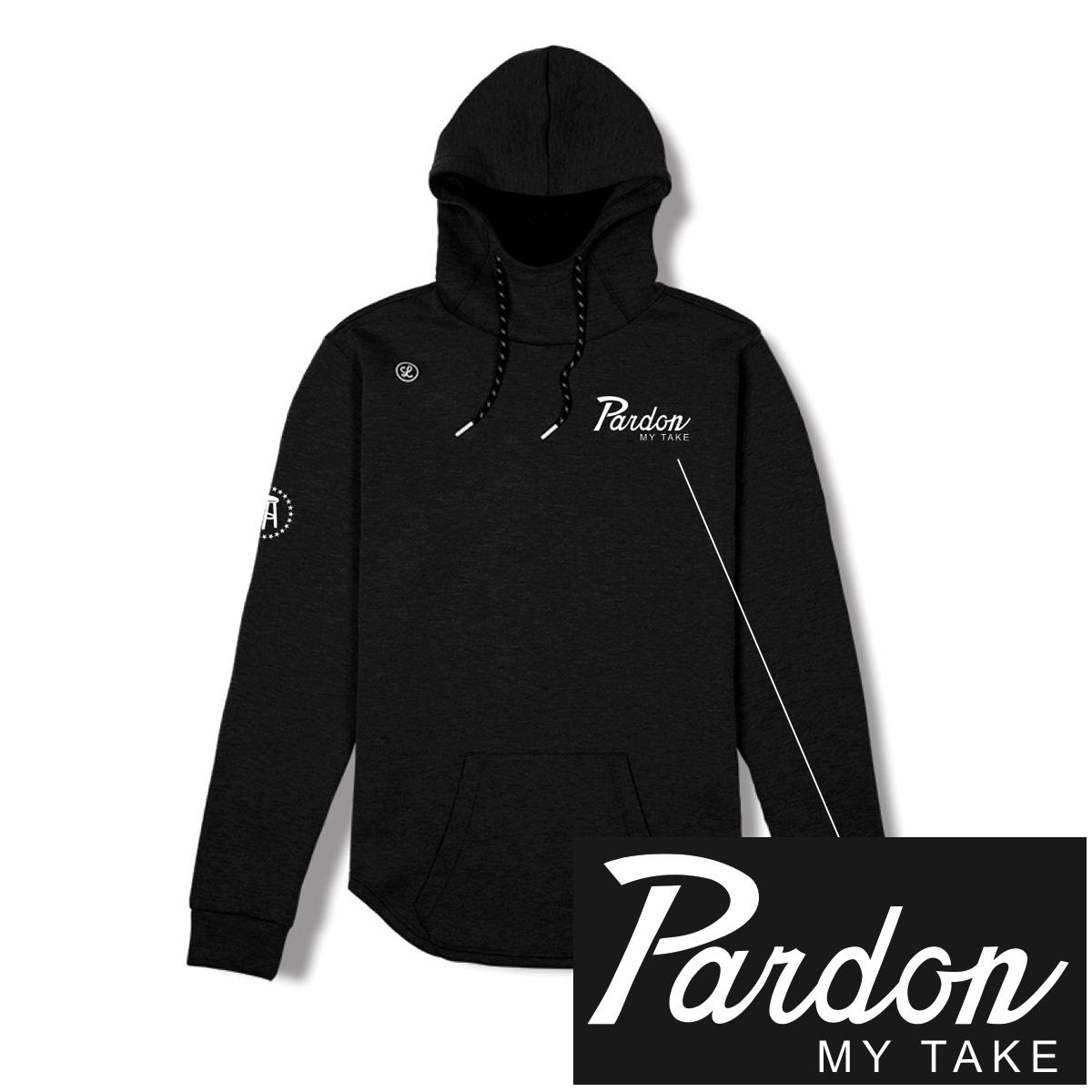 Legends x Pardon My Take Hawthorne Tech Hoodie-Hoodies & Sweatshirts-Pardon My Take-Black-S-Barstool Sports