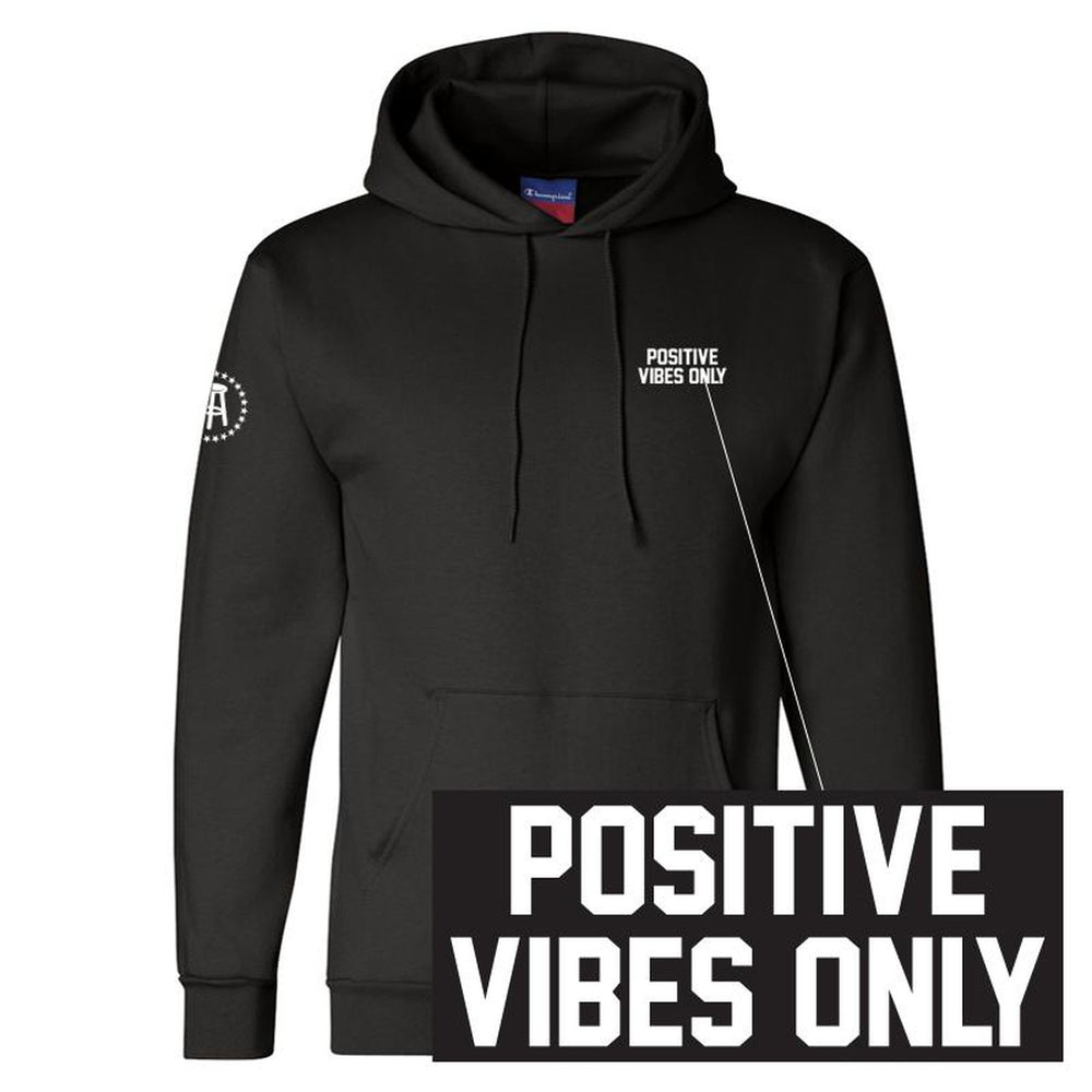 Positive Vibes Only Hoodie | Barstool Sports White