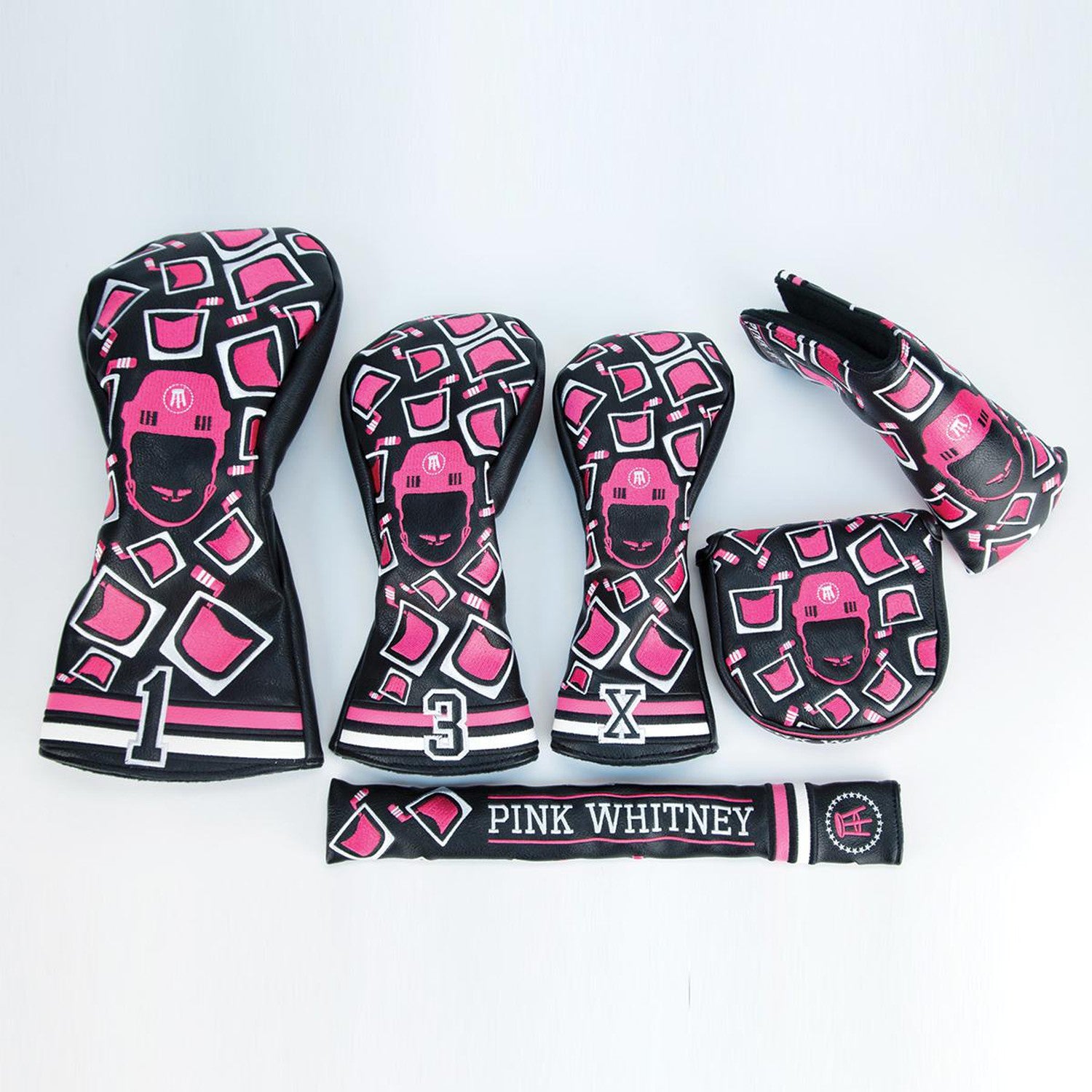 Pink Whitney Cart Bag - Spittin Chiclets Golf Accessories & Merch –  Barstool Sports