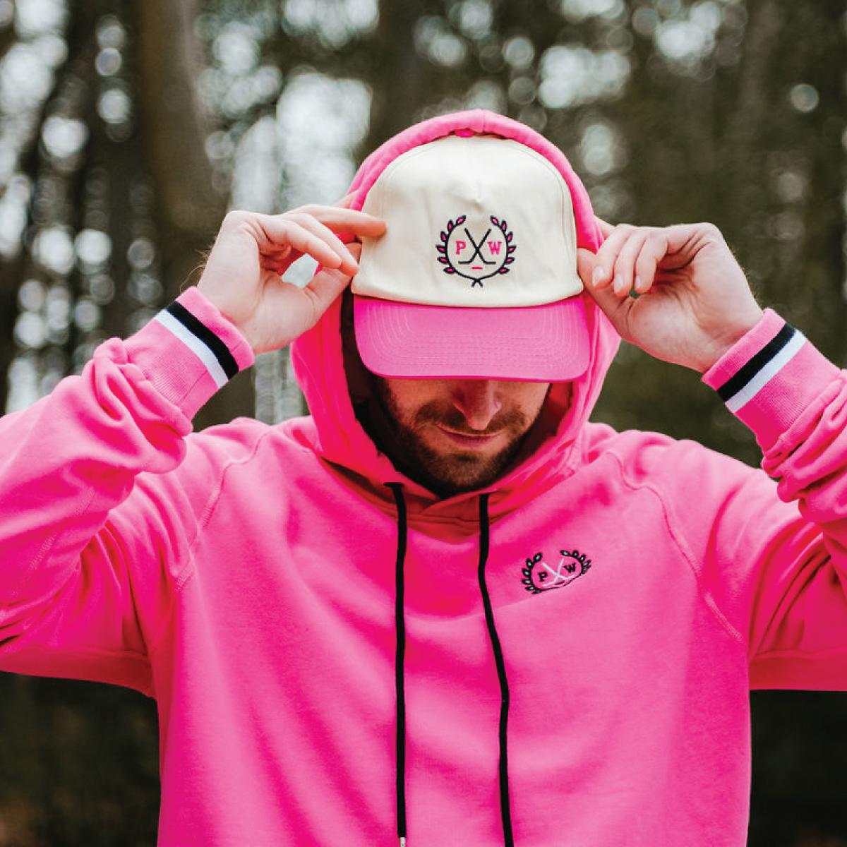 Pink Whitney Crest Retro Snapback Hat-Hats-Pink Whitney-Cream-One Size-Barstool Sports