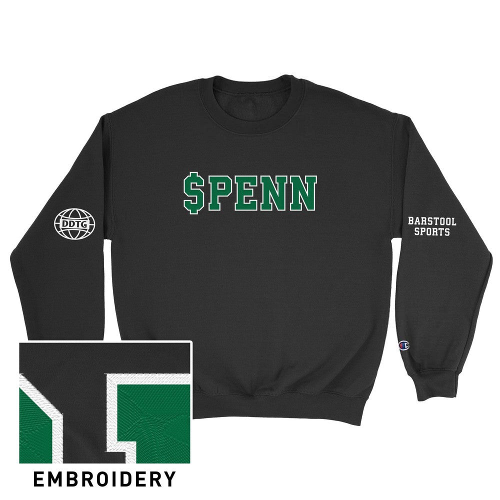 PENN Embroidered CrewneckBarstool Sports Crewnecks, Clothing & Merch
