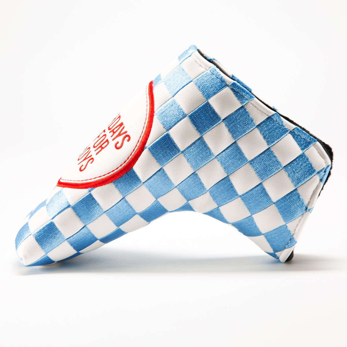 SAFTB Checkered Blade Putter Cover-Golf Accessories-Fore Play-Light Blue-One Size-Barstool Sports