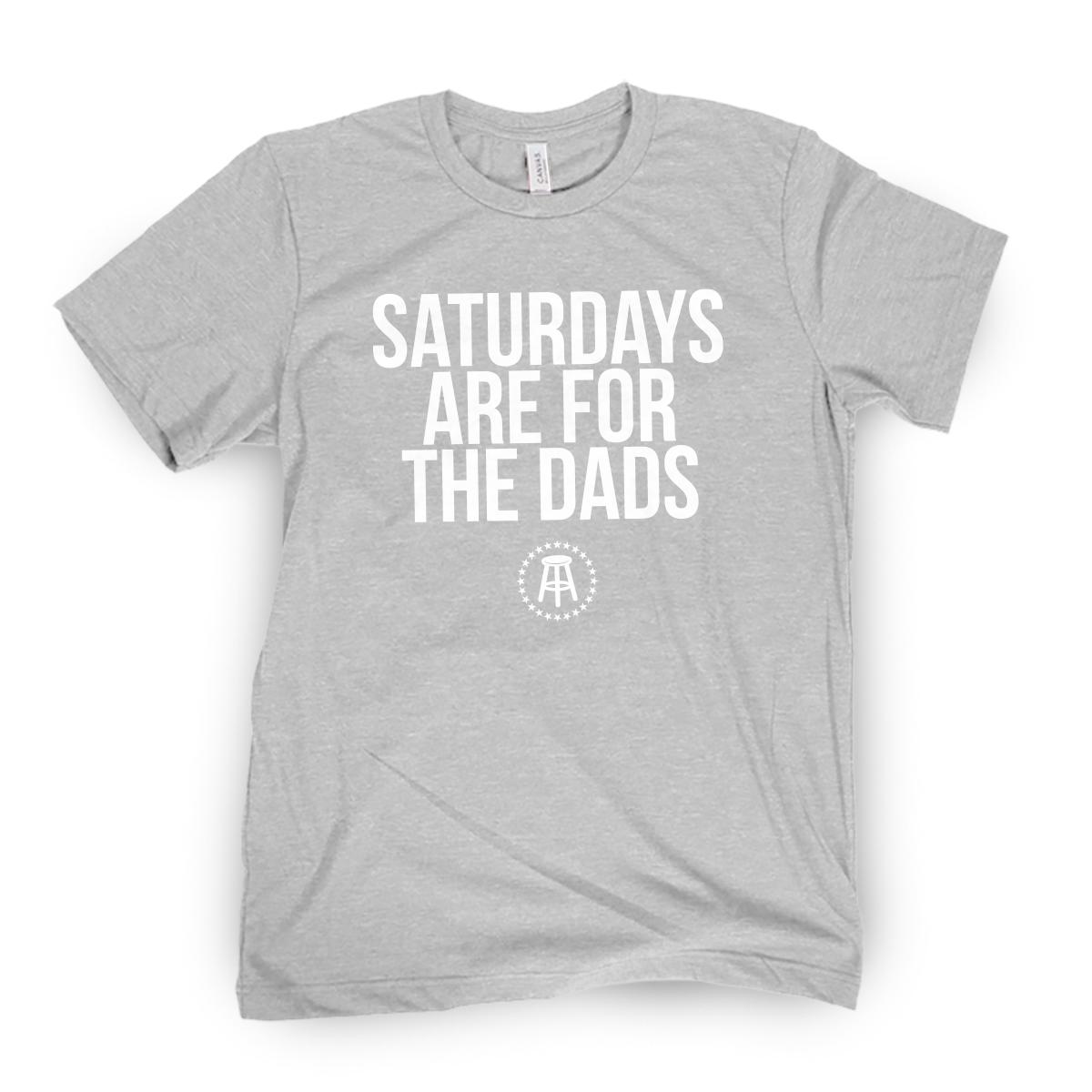 Saturdays Are For The Dads II Tee-T-Shirts-SAFTB-Grey-S-Barstool Sports