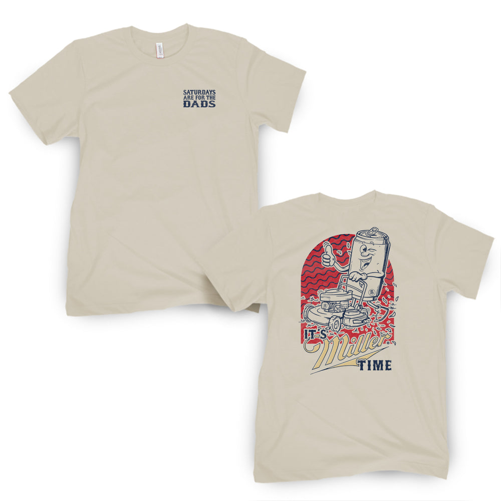 It's Miller Time x SAFTD Tee-T-Shirts-Barstool Chicago-Tan-S-Barstool Sports