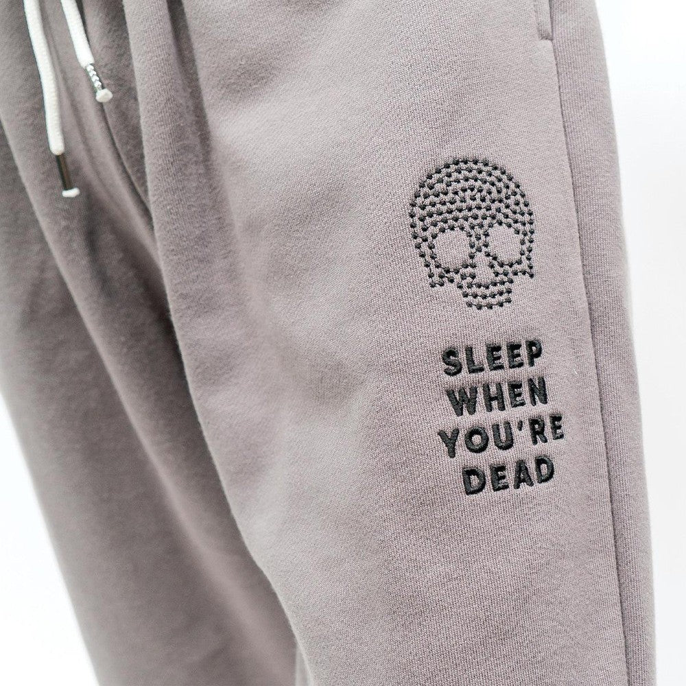 Sleep When You're Dead Skull Joggers-Sweatpants-PlanBri Uncut-Barstool Sports