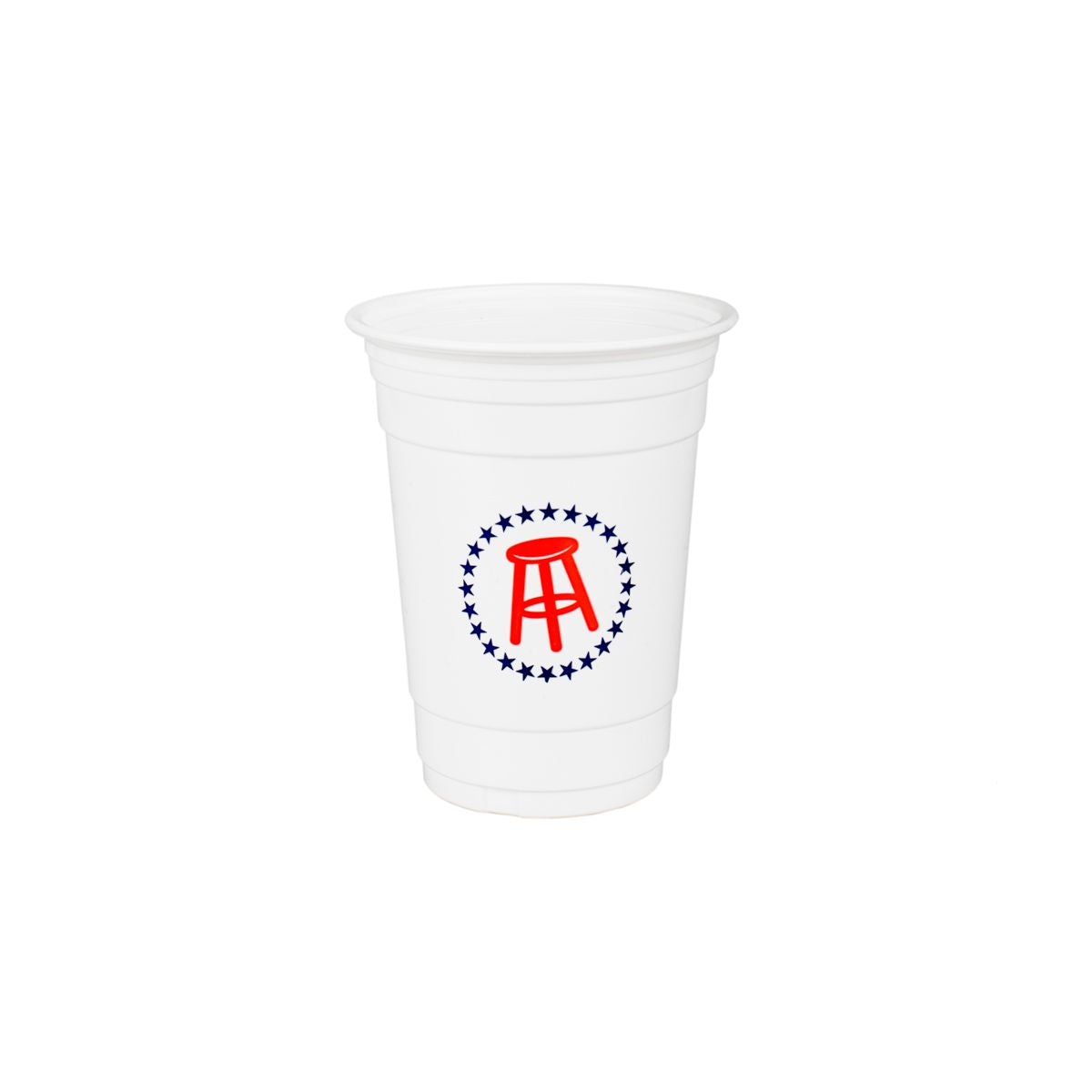 Barstool Sports Logo Party Cups - 14 Pack-Drinkware-Barstool Sports-White-One Size-Barstool Sports