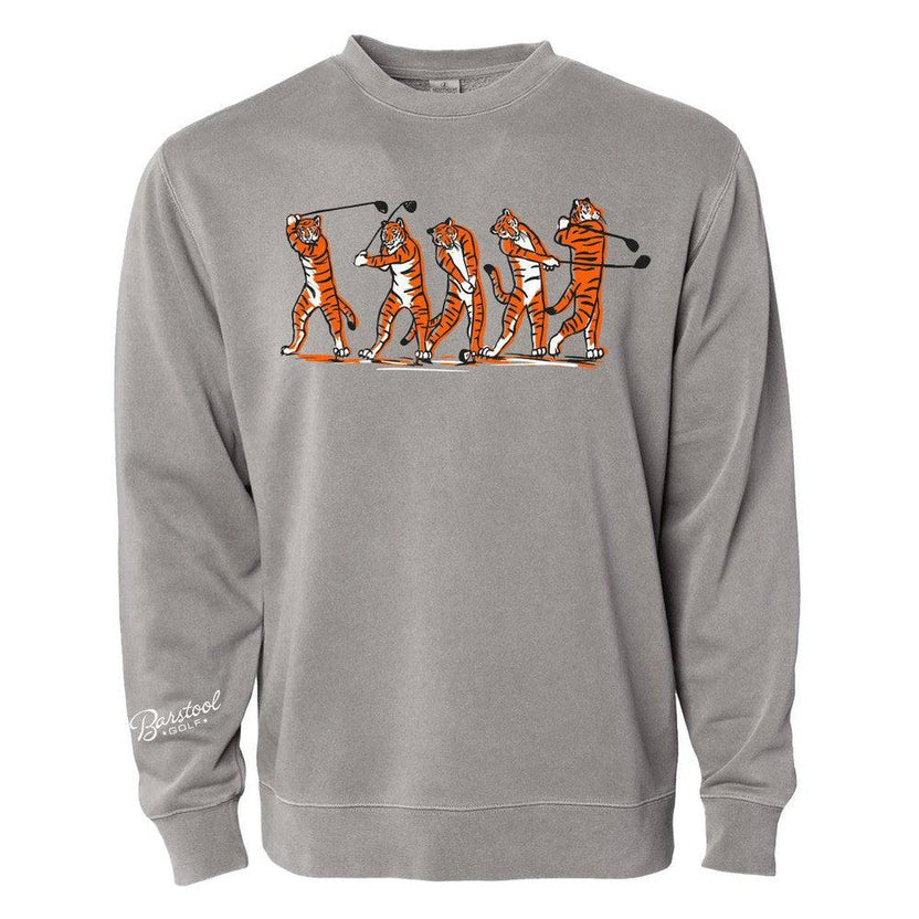 Barstool Golf Tiger Swing Crewneck Fore Play Clothing & Merch