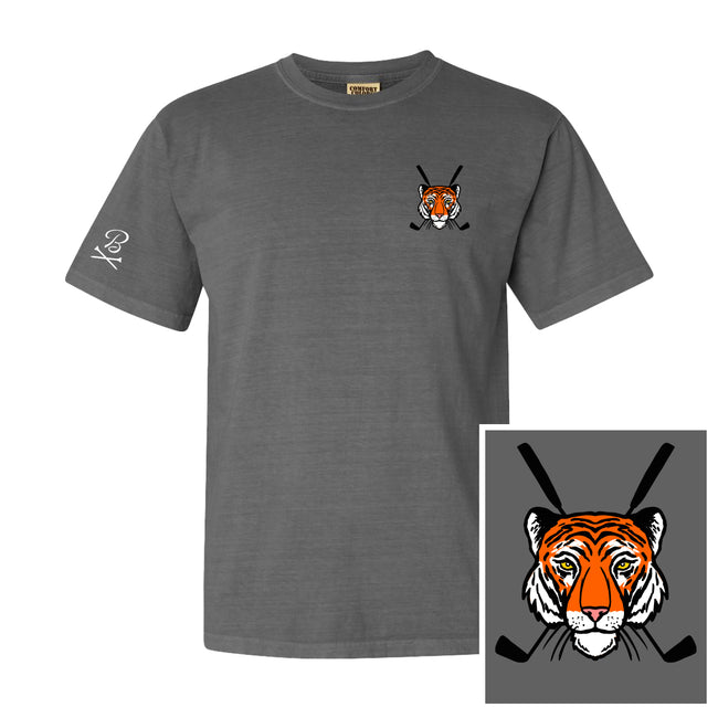 Barstool Golf Tiger Tee-T-Shirts-Fore Play-Charcoal-S-Barstool Sports