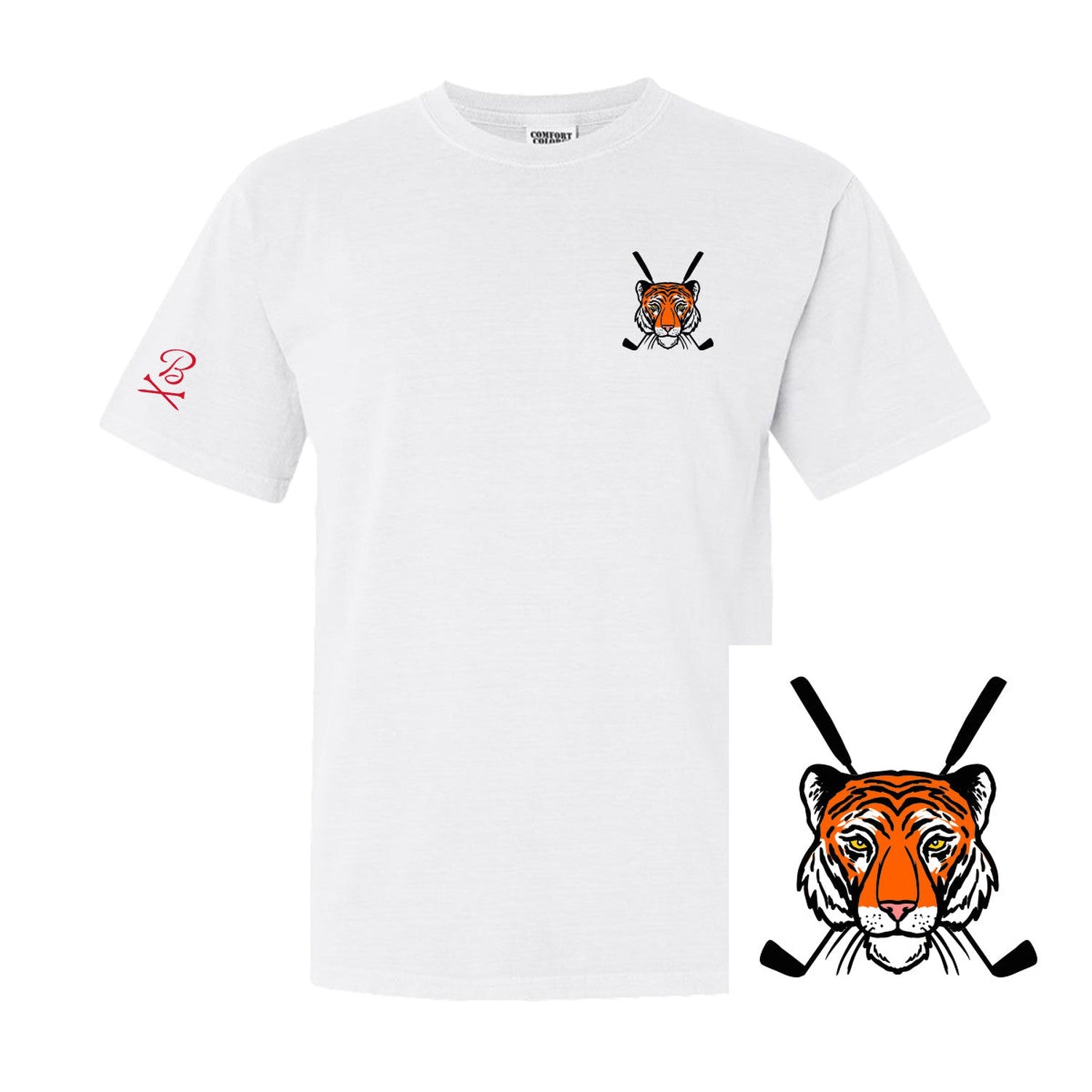 Barstool Golf Tiger Tee | Fore Play White