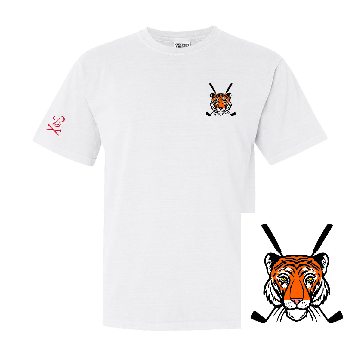 Barstool Golf Tiger Tee-T-Shirts-Fore Play-White-S-Barstool Sports