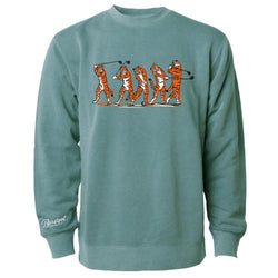 Barstool Golf Tiger Swing Crewneck-Crewnecks-Fore Play-Green-S-Barstool Sports