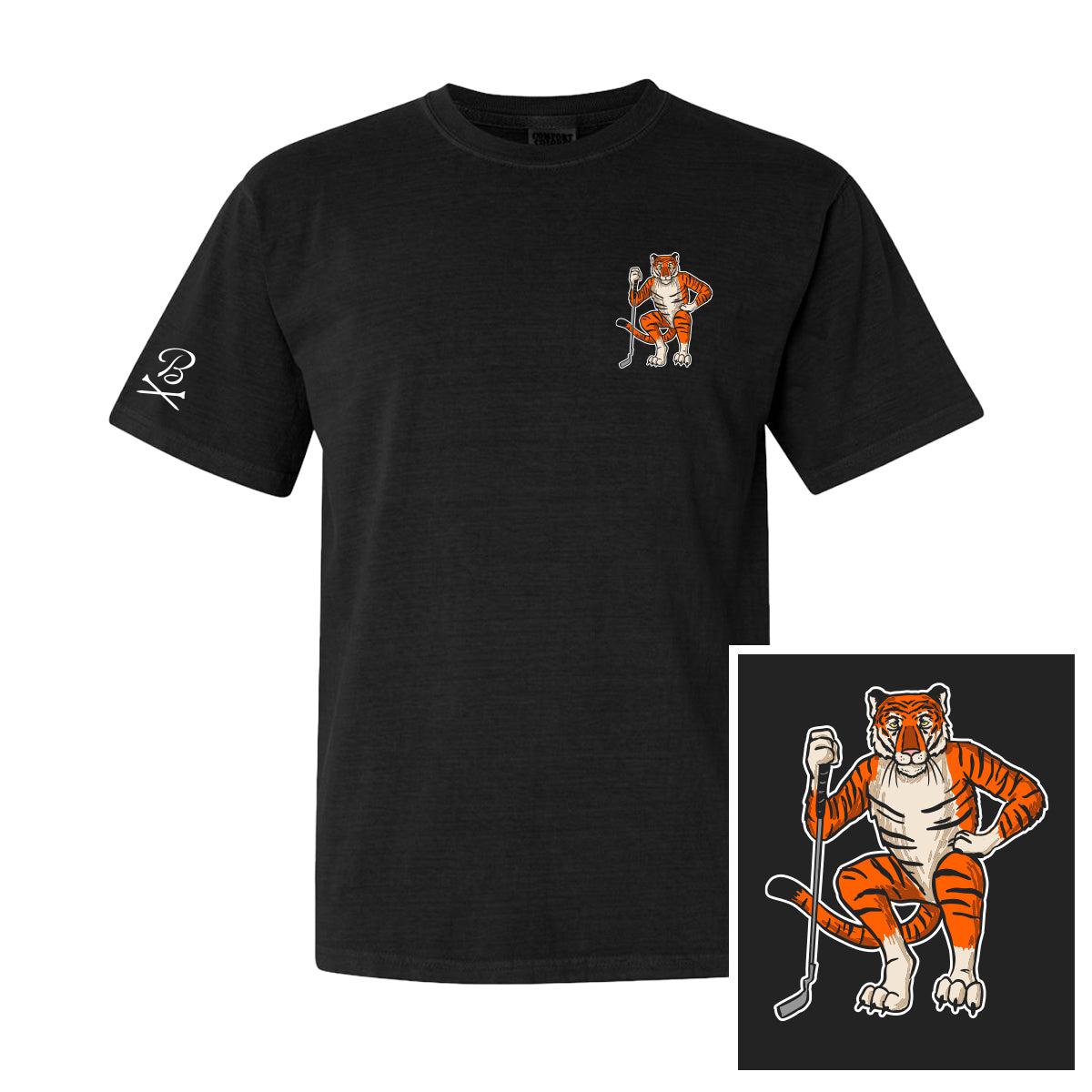Barstool Golf Tiger Vision Tee-T-Shirts-Fore Play-Black-S-Barstool Sports