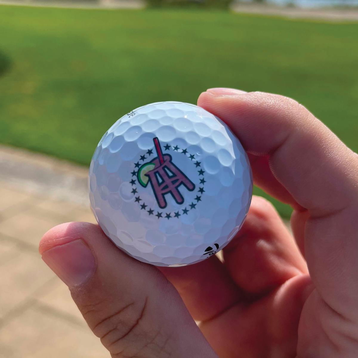 TaylorMade x Transfusion TP5x Golf Balls (Set of 1 Dozen)-Golf Balls-Fore Play-White-One Size-Barstool Sports