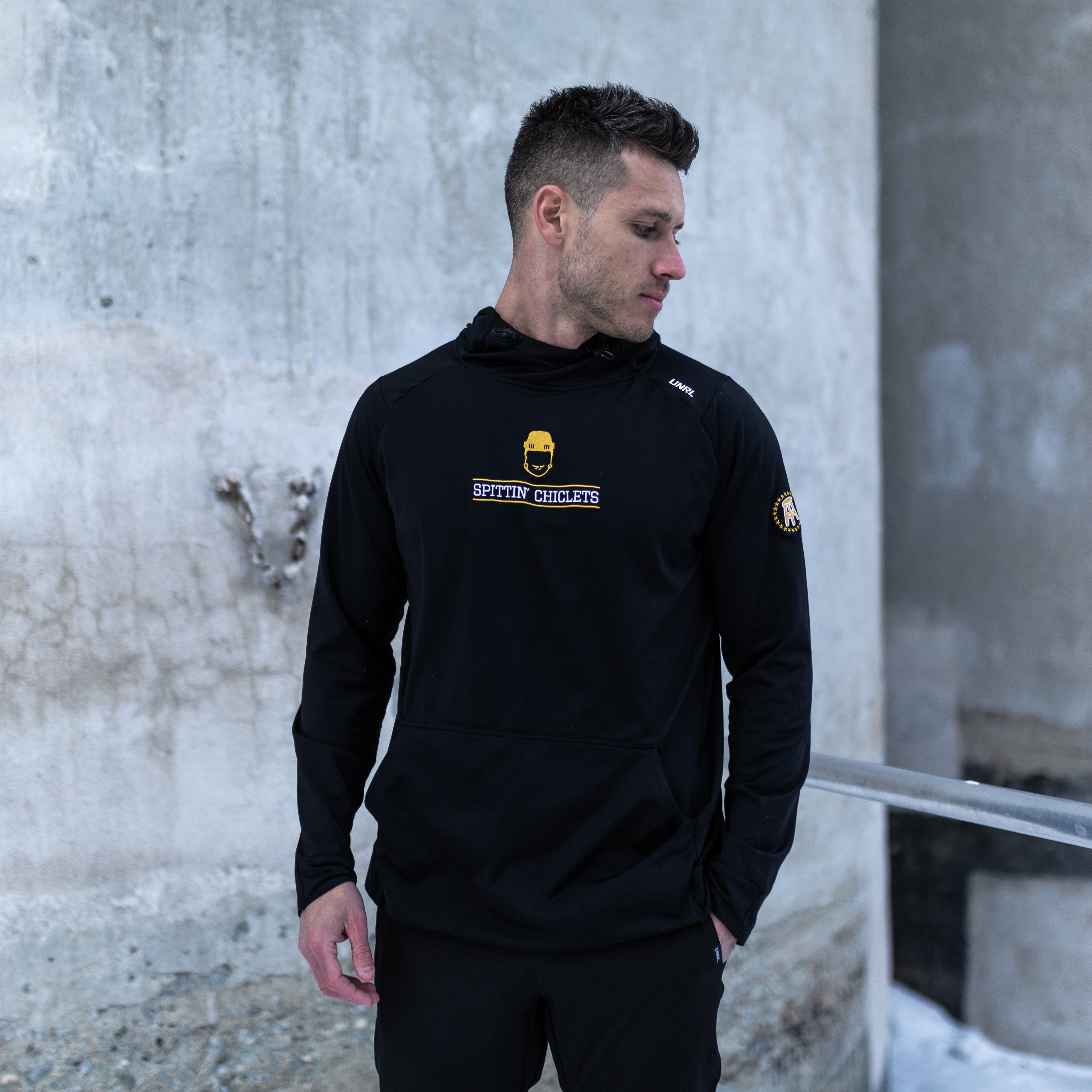 UNRL x Spittin Chiclets Crossover Hoodie II-Hoodies-Spittin Chiclets-Barstool Sports