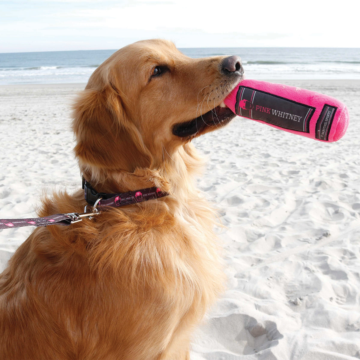Pink Whitney Plush Bottle Dog Toy-Pets-Pink Whitney-Pink-One Size-Barstool Sports