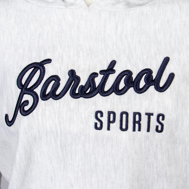 Barstool Sports Women's Champion Cropped Fleece Hoodie-Hoodies & Sweatshirts-Barstool Sports-Barstool Sports