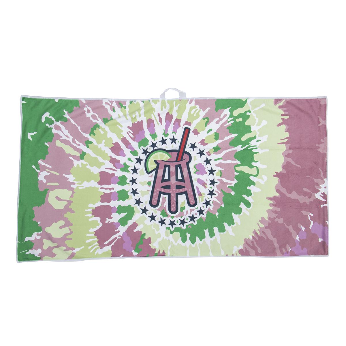 Barstool Transfusion Tie-Dye Golf Towel-Golf Accessories-Fore Play-One Size-Tie Dye-Barstool Sports