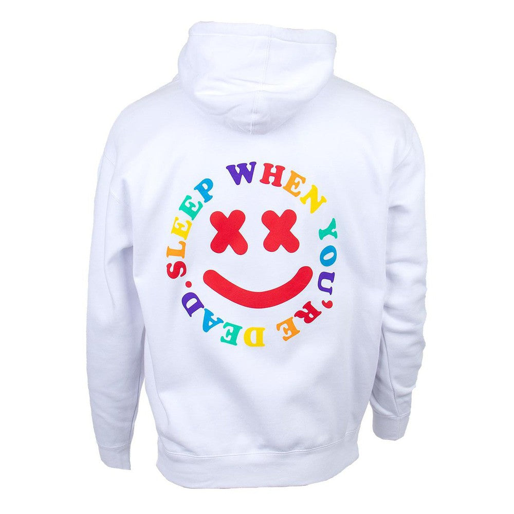Sleep When You're Dead Puff Print Hoodie-Hoodies & Sweatshirts-PlanBri Uncut-Barstool Sports