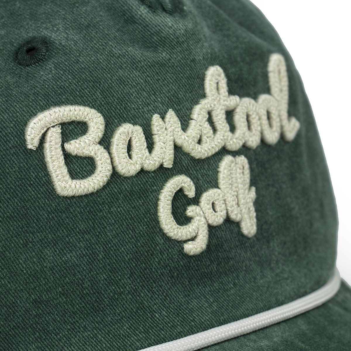 Barstool Golf Washed Rope Hat-Hats-Fore Play-Green-One Size-Barstool Sports