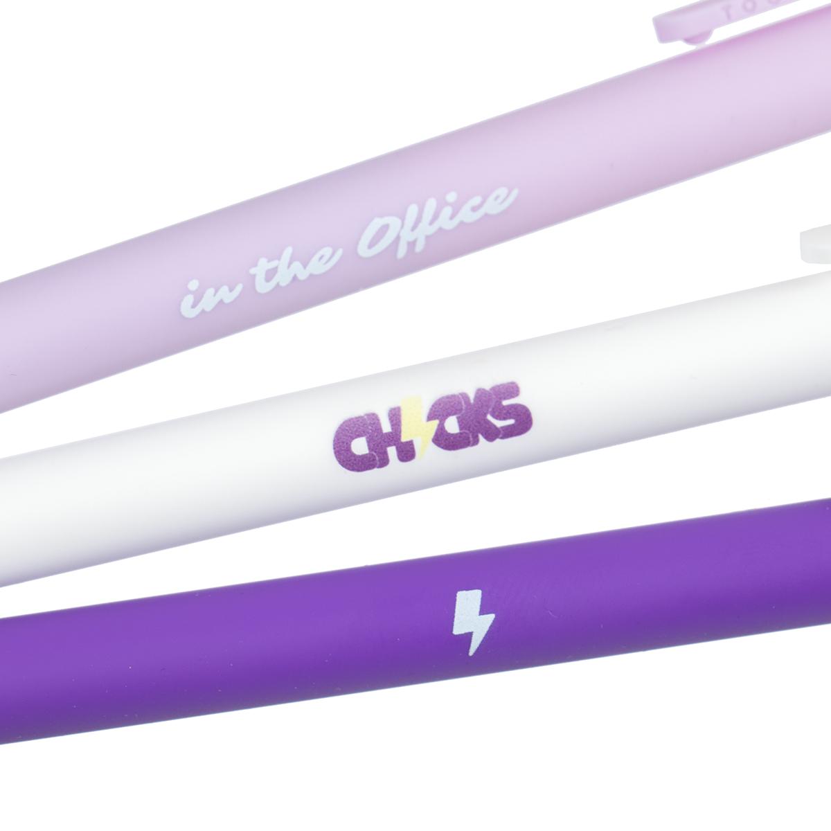 Chicks In The Office Pens 3 Pack-Accessories-Chicks in the Office-One Size-Multi-Barstool Sports