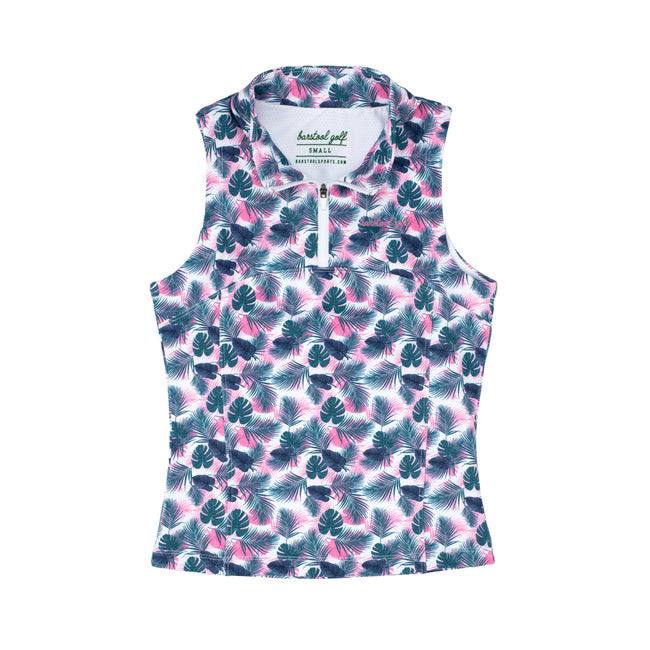 Barstool Golf Women's Sleeveless Printed Fond Top-T-Shirts-Fore Play-Barstool Sports