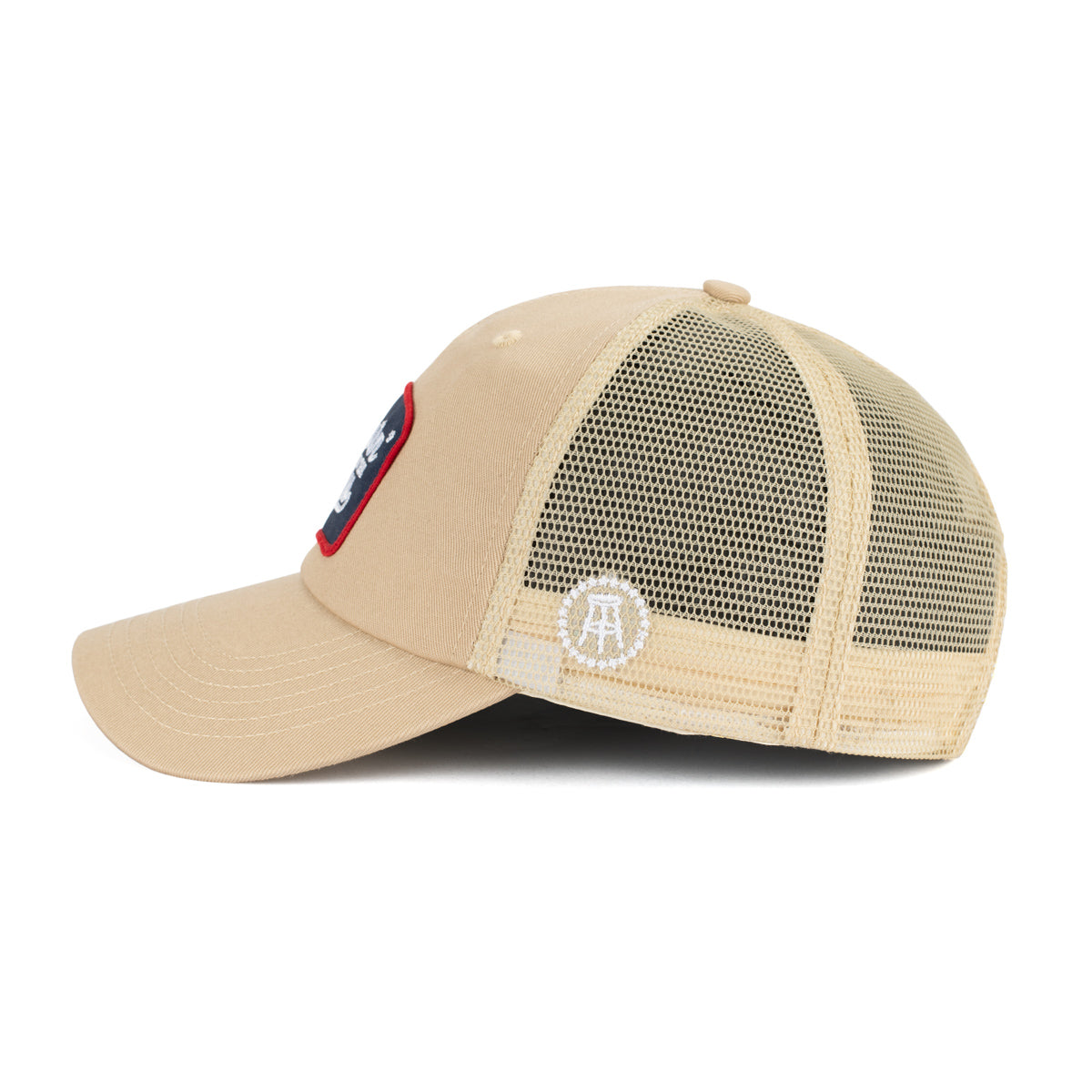 Bussin With The Boys Patch Trucker Hat-Hats-Bussin With The Boys-Cream-Barstool Sports