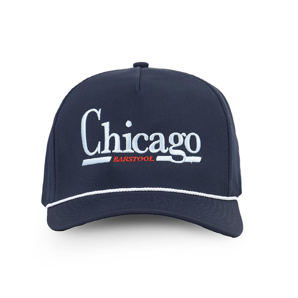 David R's Chicago Bears White and Navy Rope Imperial Snapback