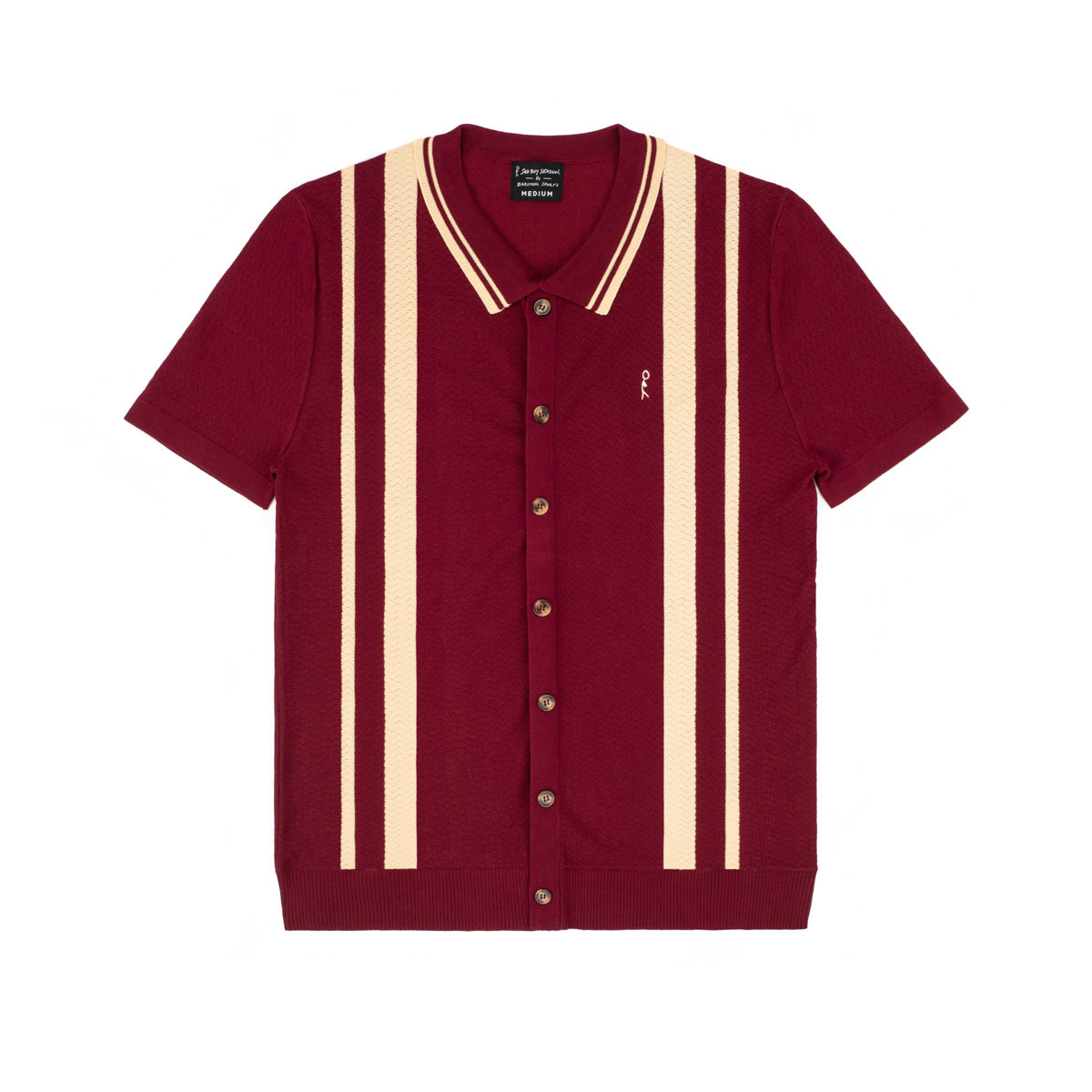 Sad Boy Season Knit Button Up Shirt-T-Shirts-KFC Radio-Barstool Sports