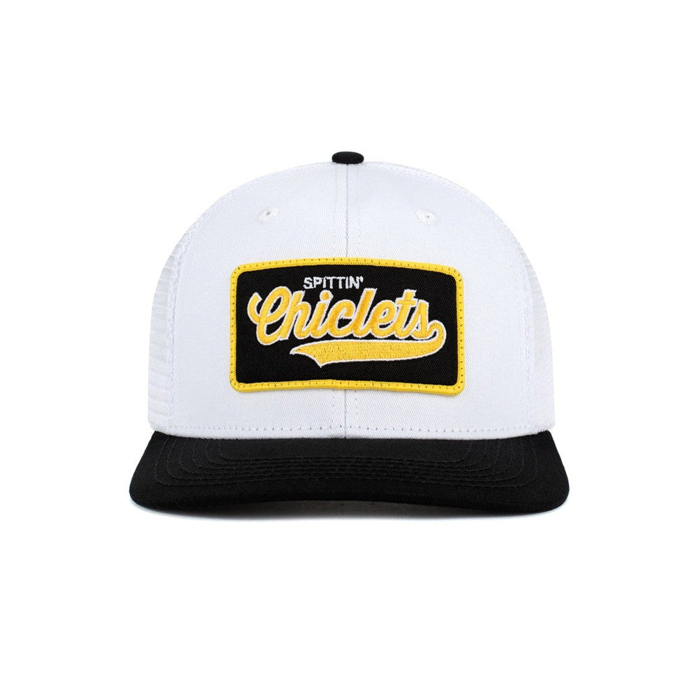 Spittin' Chiclets Varsity Patch Trucker Hat-Hats-Spittin Chiclets-Barstool Sports