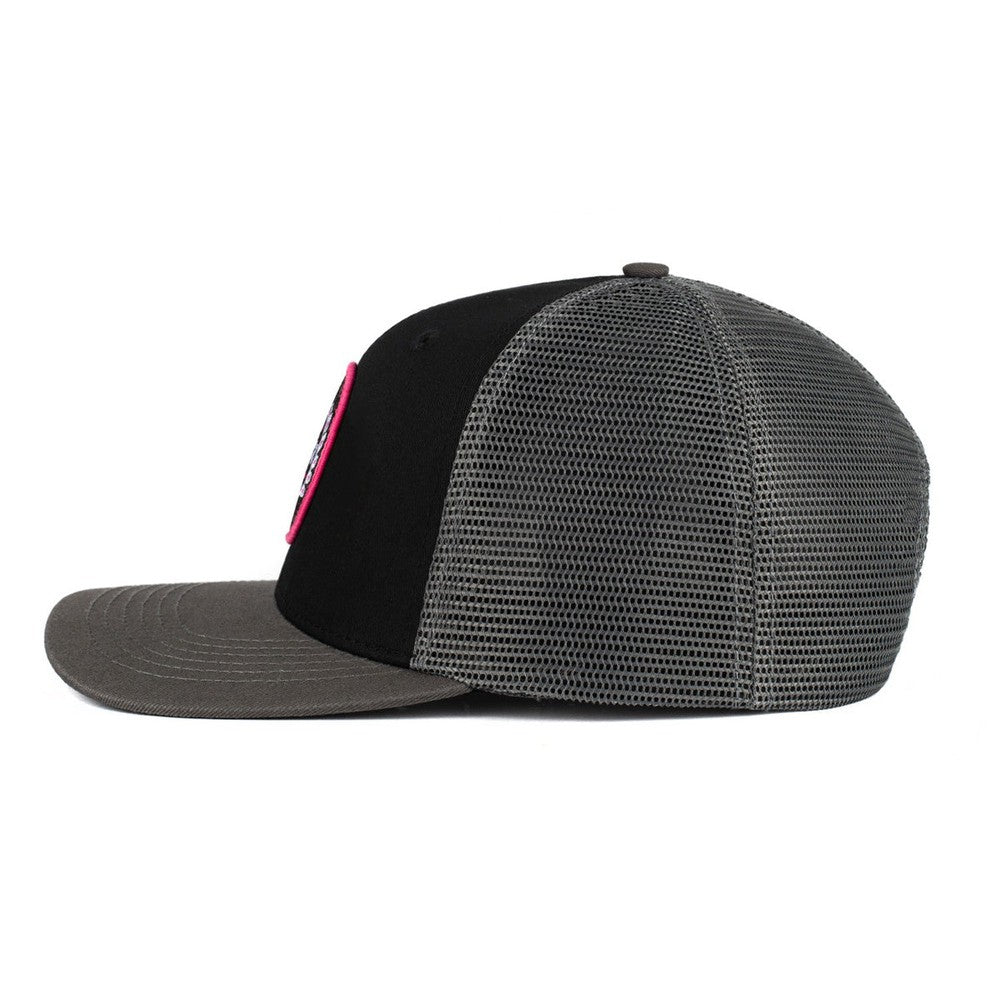 Pink Whitney Crest Patch Trucker Hat-Hats-Pink Whitney-Barstool Sports