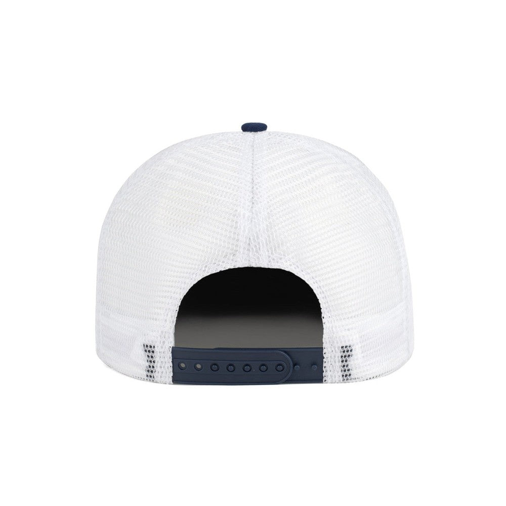 Pink Whitney Varsity Patch Trucker Hat-Hats-Pink Whitney-Navy-One Size-Barstool Sports