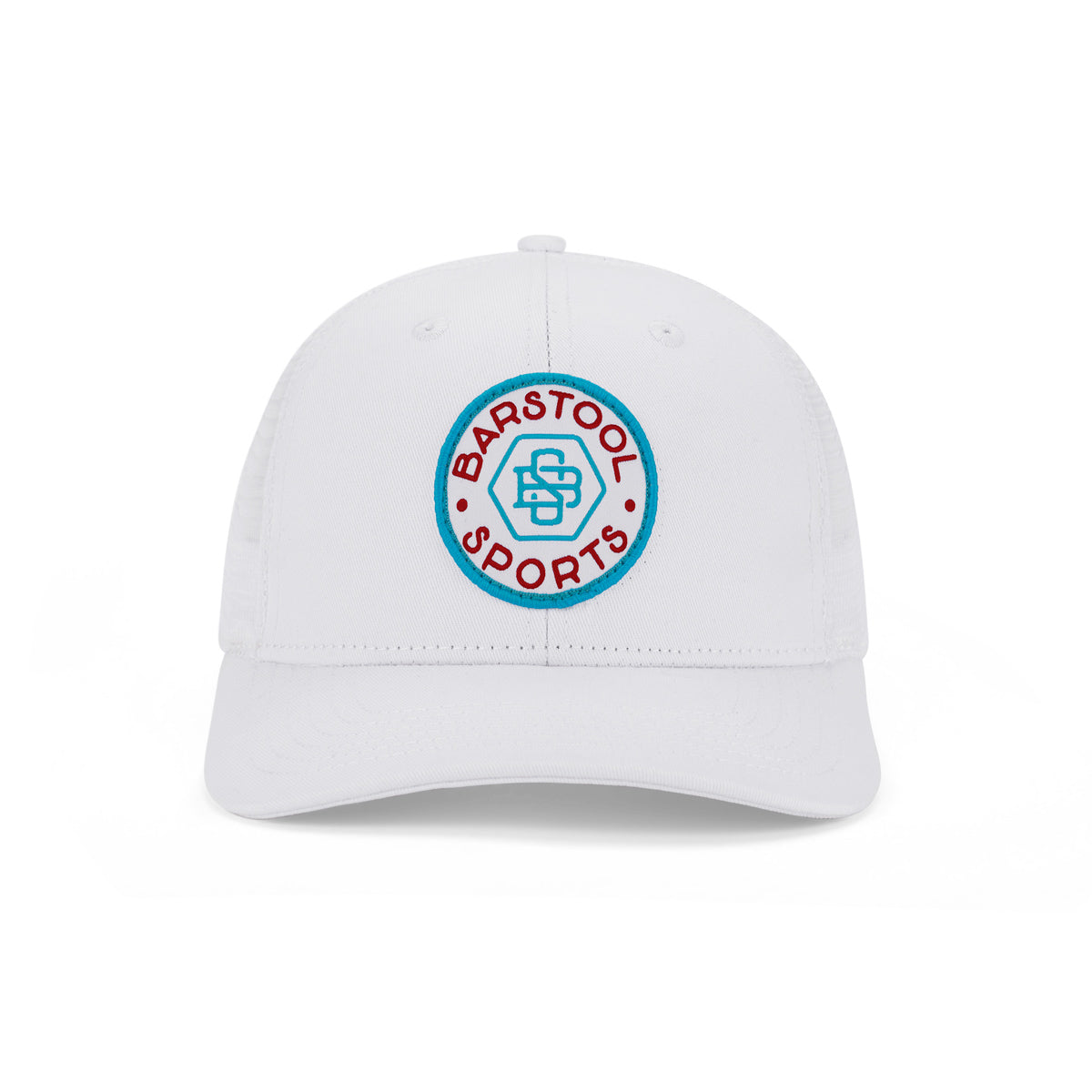 Barstool Sports Retro Trucker Hat-Hats-Barstool Sports-White-One Size-Barstool Sports