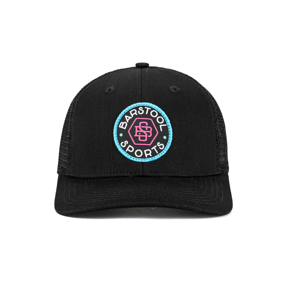 Barstool Sports Retro Trucker Hat-Hats-Barstool Sports-Black-One Size-Barstool Sports