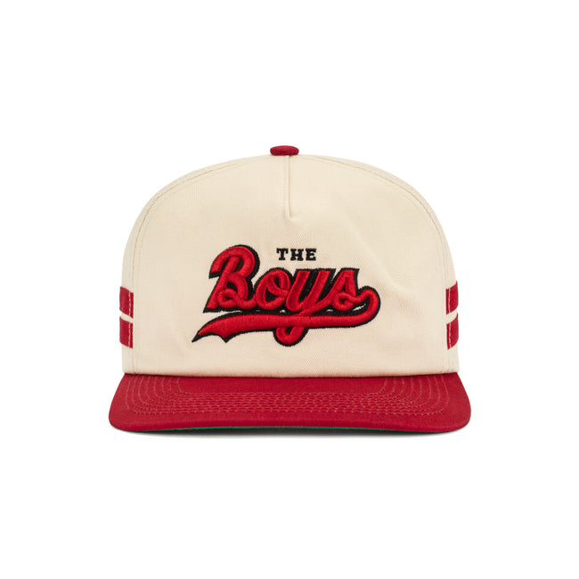 The Boys Striped Retro Hat-Hats-Bussin With The Boys-Red-Barstool Sports