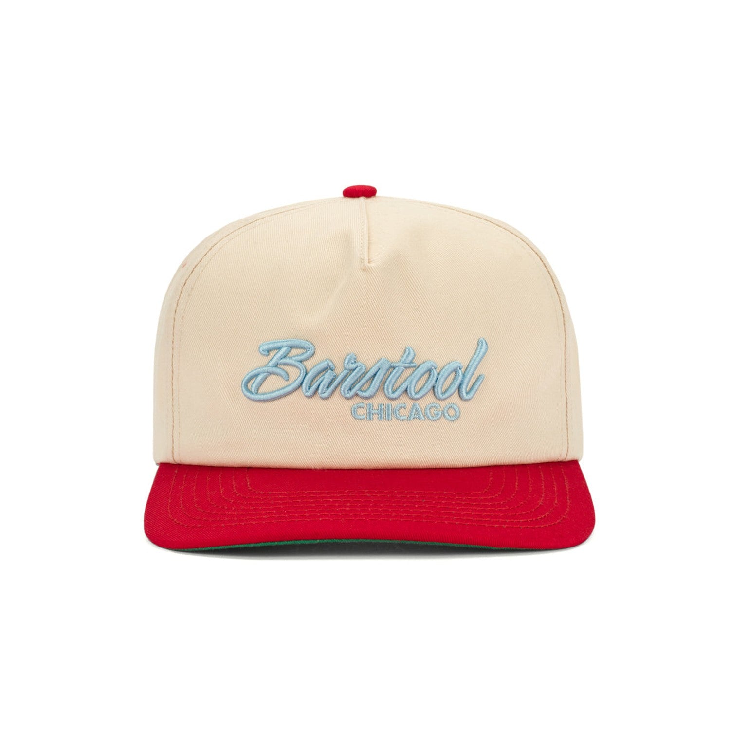 Barstool Chicago Retro Snapback Hat | Barstool Chicago Red