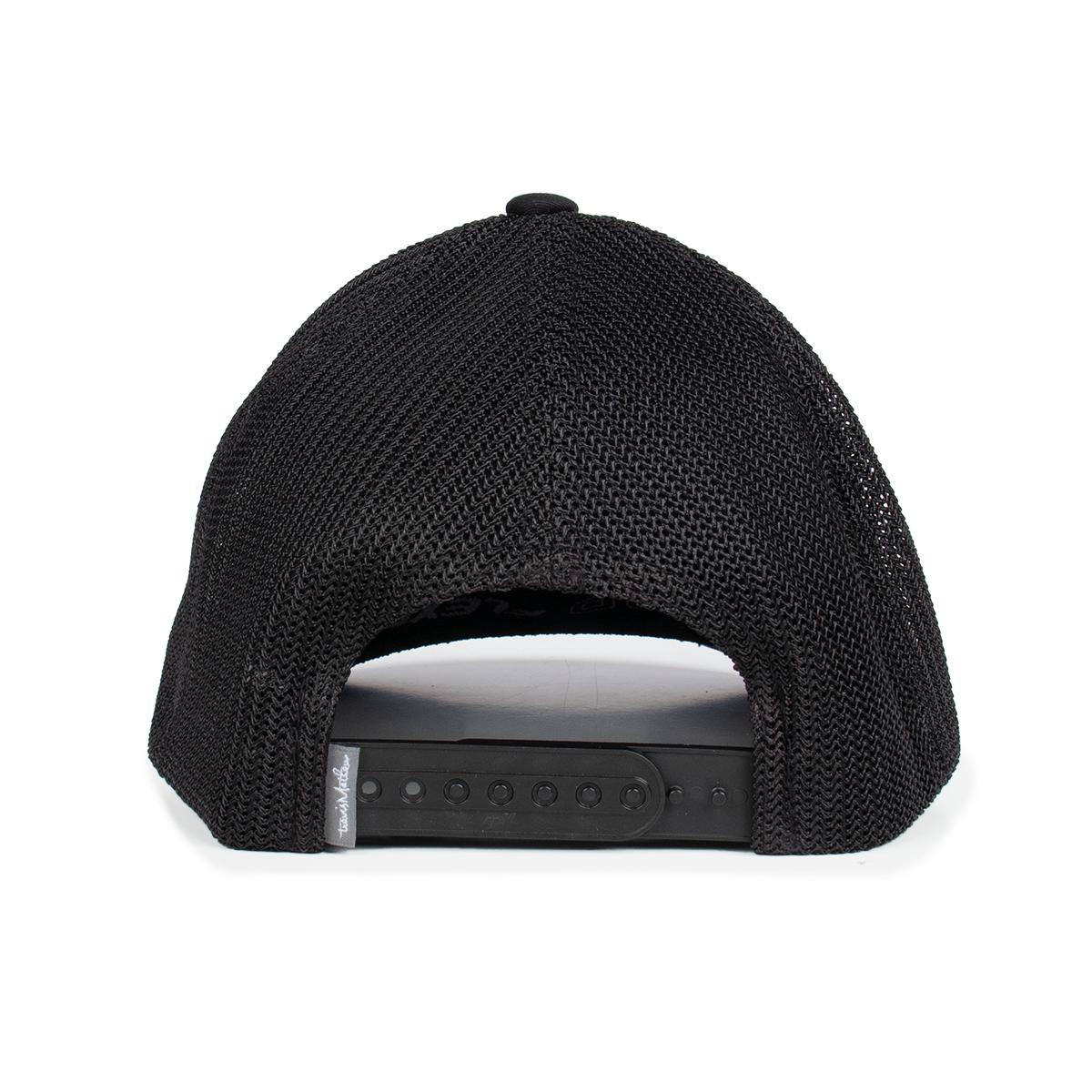 TravisMathew x Barstool Sports III Leather Patch Hat-Hats-Fore Play-Black-Barstool Sports