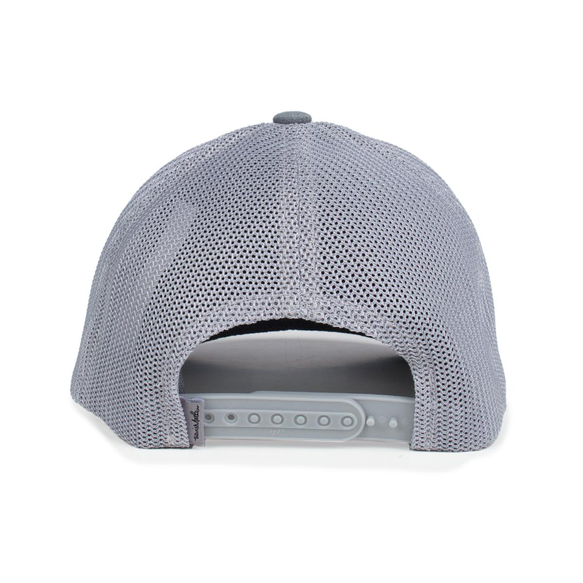 TravisMathew x Barstool Golf Leather Patch Hat-Hats-Fore Play-Grey-Barstool Sports
