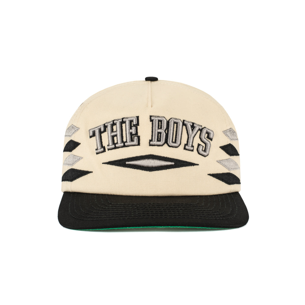 The Boys Diamond Retro Hat-Hats-Bussin With The Boys-Tan/Black-Barstool Sports