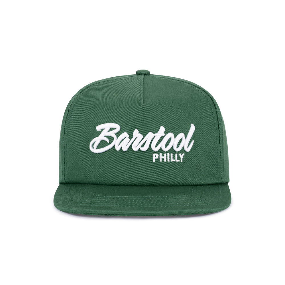 Barstool Philly Retro Snapback Hat-Hats-Barstool Sports-Green-One Size-Barstool Sports