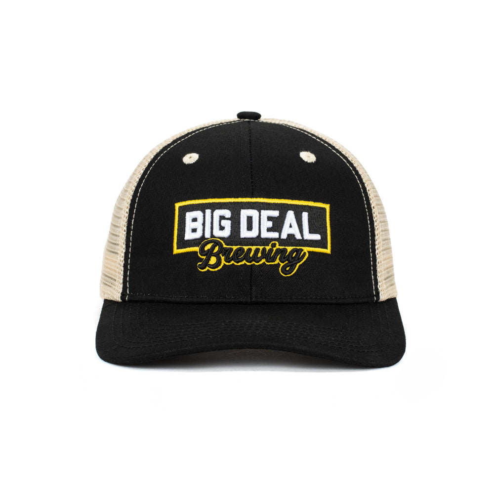 Big Deal Brewing Trucker Hat-Hats-Big Deal Brewing-Black-One Size-Barstool Sports