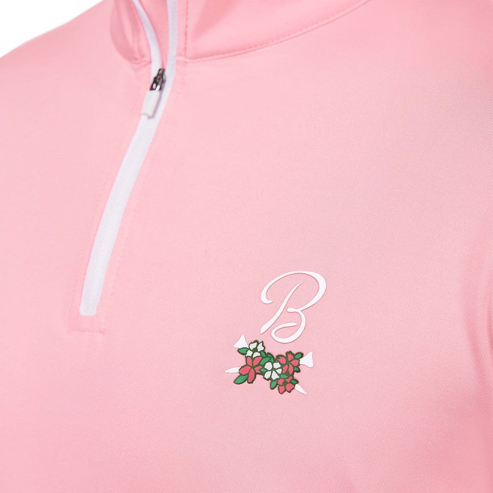 Barstool Golf Crossed Tees Floral Quarter Zip-Pullovers-Fore Play-Barstool Sports