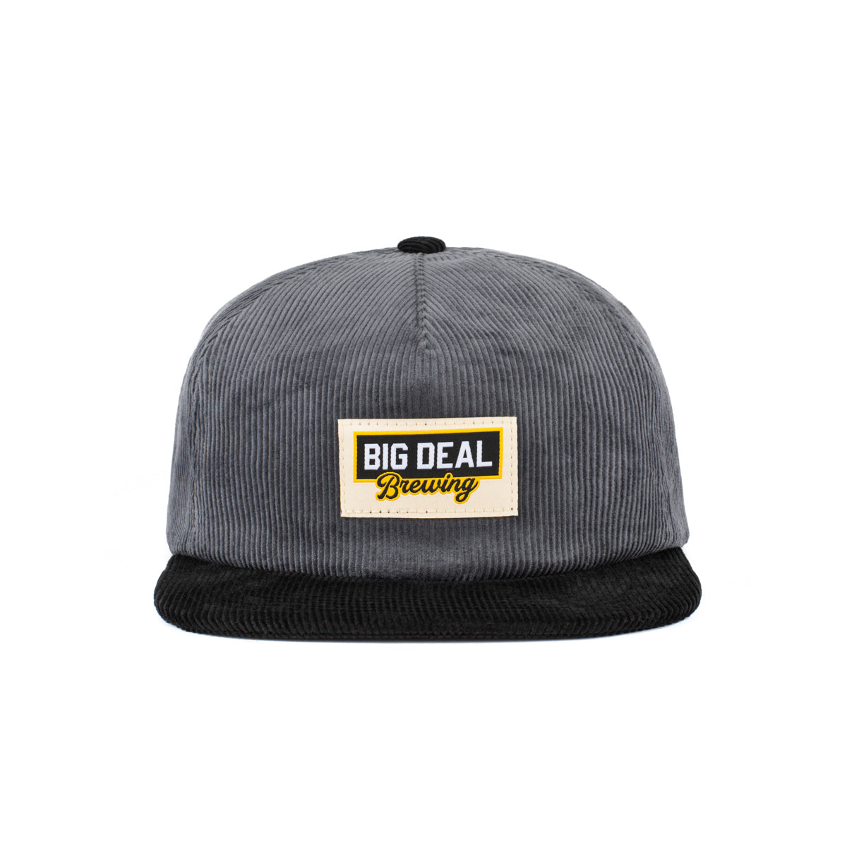 Big Deal Brewing Corduroy Hat-Hats-Big Deal Brewing-Grey-One Size-Barstool Sports